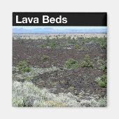 Lava Beds Nationaal Monument Magneet (Voorkant)