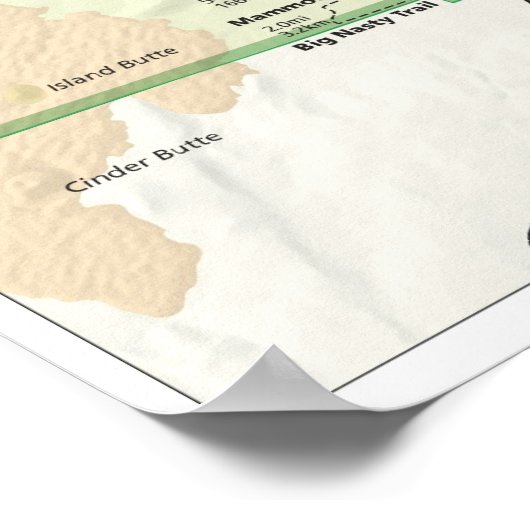 Lava Beds Nationaal Monument Poster (Hoek)