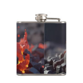 Lava Blokken Heupfles (Achterkant)