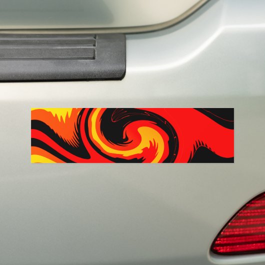Lava Bumpersticker (Op auto)