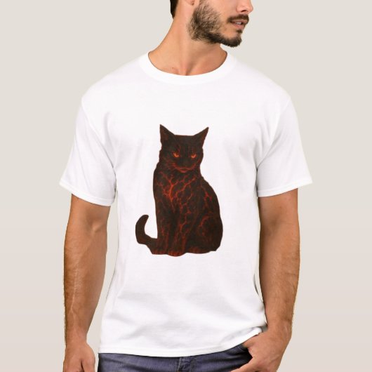 Lava cat Oversized T-shirt (Voorkant)