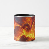 Lava Draak 11oz Keramische Mok (Midden)