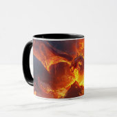 Lava Draak 11oz Keramische Mok (Voorkant links)