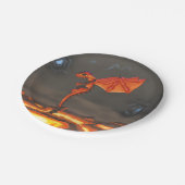 Lava Dragon Papieren Bordje (Gekanteld)
