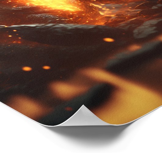 Lava Dragon Poster (Hoek)