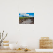 lava en berglandschap langs Hoapili Trail Poster (Keuken)