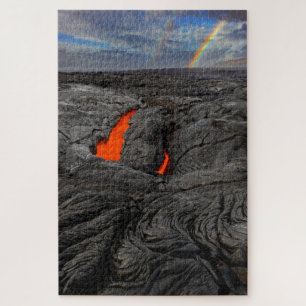 Lava en Rainbow in Hawaii Volcanoes National Park Legpuzzel