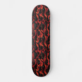 Lava en vulkanische Rocks | Volcano Magma-patroon Persoonlijk Skateboard (Voorkant)