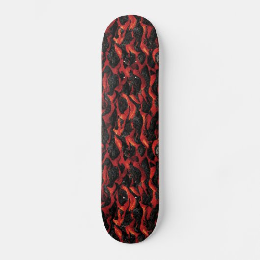 Lava en vulkanische Rocks | Volcano Magma-patroon Persoonlijk Skateboard (Voorkant)