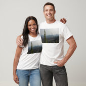 Lava Fields en panoramisch bij McKenzie Pass Orego T-shirt (Unisex)