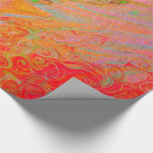 Lava Flame Roaring Cadeaupapier (Hoek)