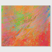 Lava Flame Roaring Cadeaupapier (Vlak)