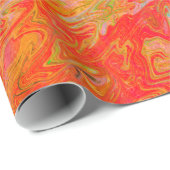Lava Flame Roaring Cadeaupapier (Rol Hoek)