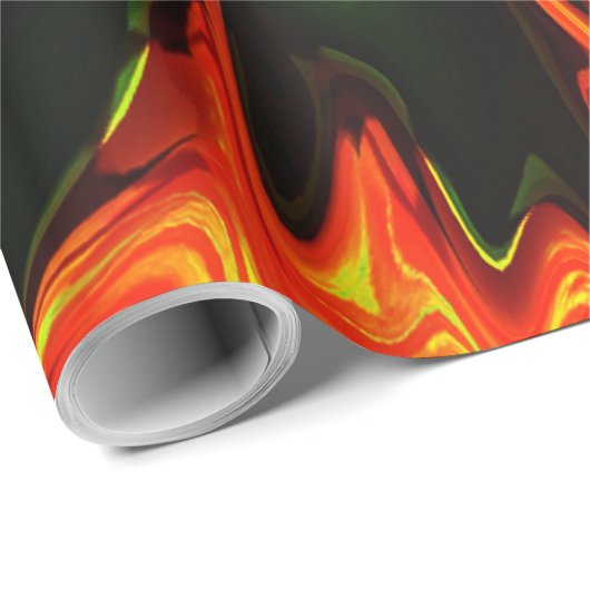 Lava Flames.... Cadeaupapier (Rol Hoek)