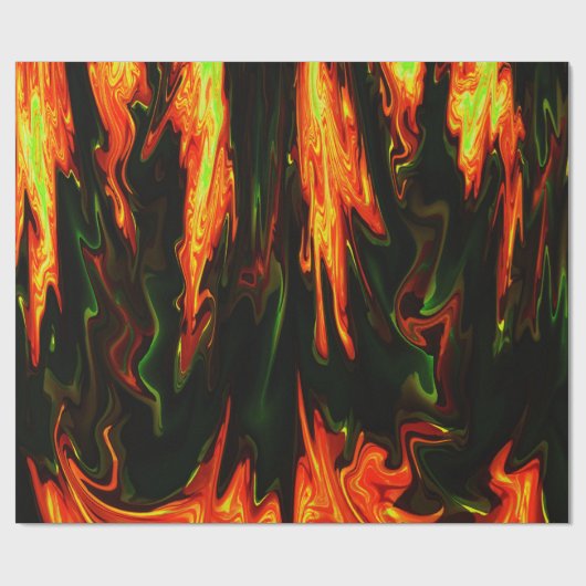 Lava Flames.... Cadeaupapier (Vlak)