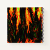 Lava Flames.... Notitieboek (Achterkant)