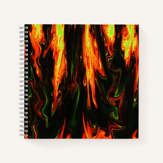 Lava Flames.... Notitieboek (Voorkant)