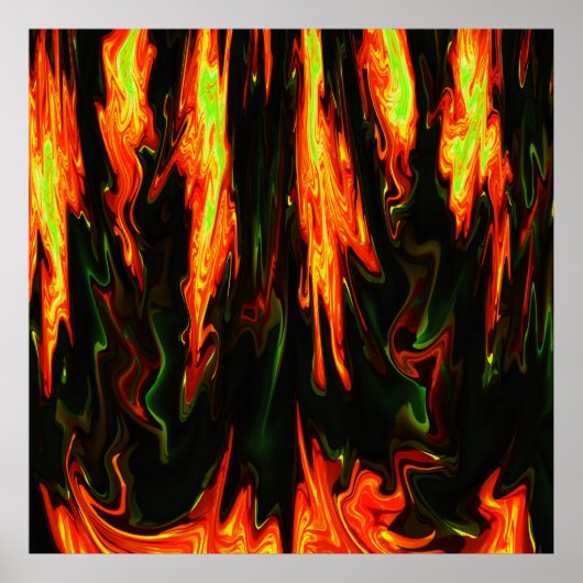 Lava Flames..... Poster (Voorkant)