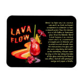 Lava Flow Recipe Magneet (Horizontaal)