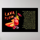 Lava Flow Recipe Poster (Voorkant)