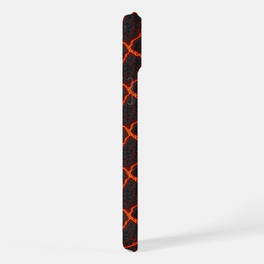 Lava Flow Seamless Pattern iPhone Hoesje (Rechterkant)