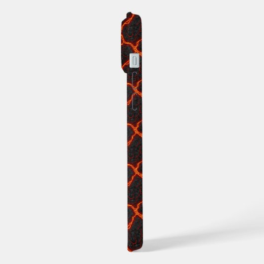 Lava Flow Seamless Pattern iPhone Hoesje (Linkerkant)