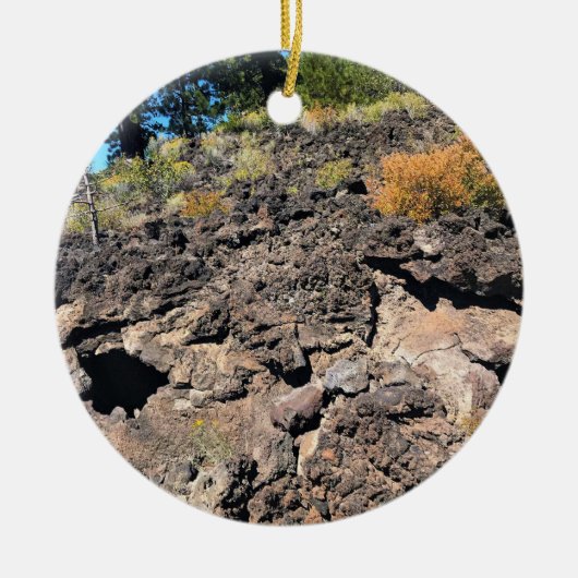 Lava Gast Forest, OF Keramisch Ornament (Voorkant)