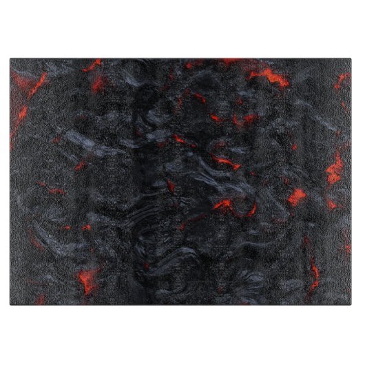 Lava glas snijplank (Voorkant)