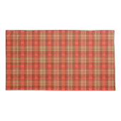 Lava-Herfsten en Poinciana Red Kussensloop (Achterkant-Links)