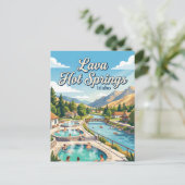 Lava Hot Springs Idaho Briefkaart (Staand voorkant)