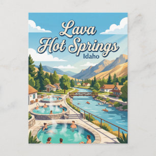 Lava Hot Springs Idaho Briefkaart