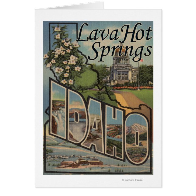 Lava Hot Springs, Idaho - Grote lettertjes (Voorkant)