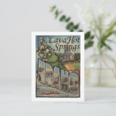 Lava Hot Springs, Idaho - Grote lettertjes Briefkaart (Staand voorkant)