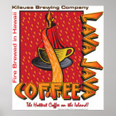 Lava Java Hawaiian Coffee Poster (Voorkant)
