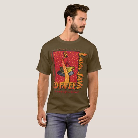 Lava Java Hawaiian Coffee T-shirt (Voorkant volledig)