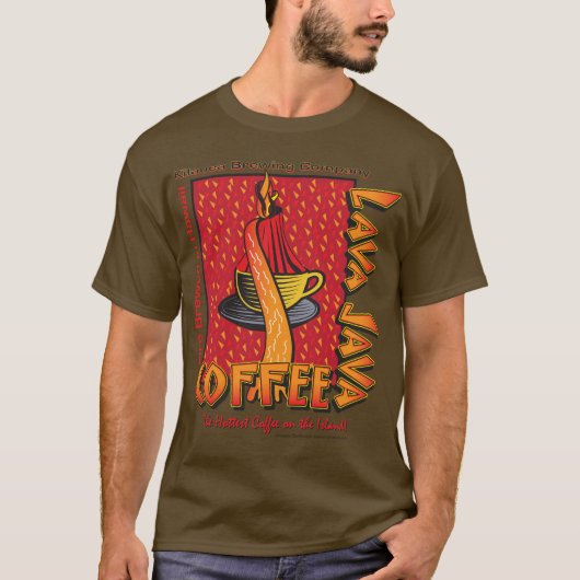 Lava Java Hawaiian Coffee T-shirt (Voorkant)