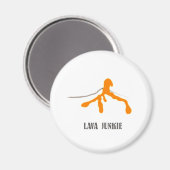 Lava Junkie (Algemeen) Magneet (Voorkant / Achterkant)