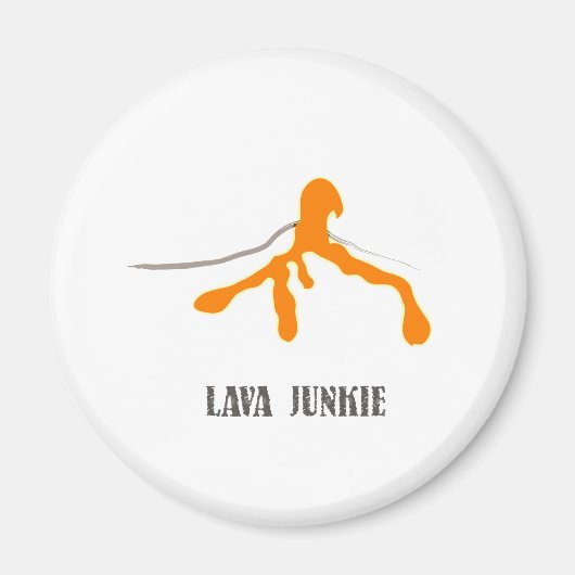 Lava Junkie (Algemeen) Magneet (Voorkant)