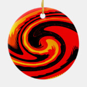 Lava Keramisch Ornament (Achterkant)