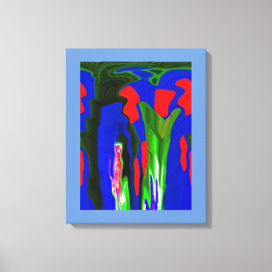 Lava-kunst Canvas Afdruk (Voorkant)