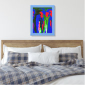 Lava-kunst Canvas Afdruk (Insitu (Slaapkamer))