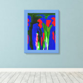 Lava-kunst Canvas Afdruk (Insitu (Houten vloer))