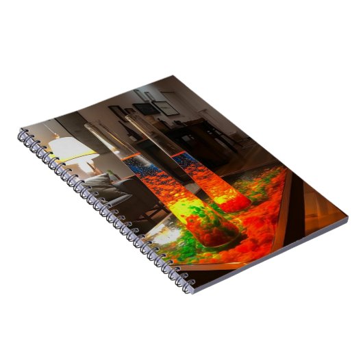 Lava Lamp Art Notitieboek (Rechterzijde)