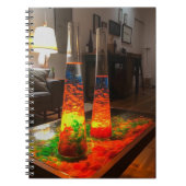 Lava Lamp Art Notitieboek (Voorkant)