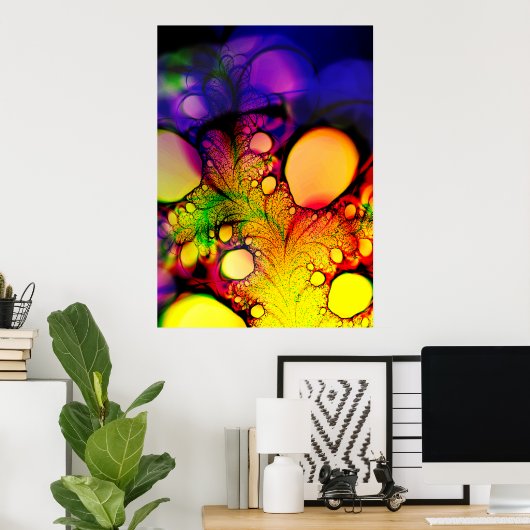 Lava Lamp Memories Poster (Thuiskantoor)