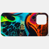 Lava Lamp Oranje Aqua Custom Hoesje-Mate iPhone Ca Case-Mate iPhone Case (Achterkant (horizontaal))