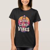 Lava Lamp Retro Esthetische Psychedelische Groovy T-shirt (Voorkant)