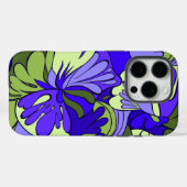 Lava-Lamp Retro Psychedelic Floral Case-Mate iPhone Case (Achterkant (horizontaal))