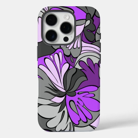 Lava-lamp Retro Psychedelische Bloemen Case-Mate iPhone Case (Achterkant)