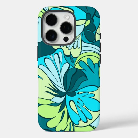 Lava-lamp Retro Psychedelische Bloemen Case-Mate iPhone Case (Achterkant)